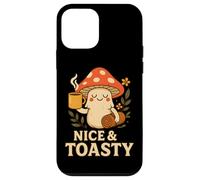 Mignon café champignon confortable dessin animé drôle Coque pour iPhone 12 mini