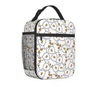Mignon Canard Dessin Animé Sac À Lunch Isolé Animaux De Ferme Canards Kawaii Stockage Boîte Alimentaire Réutilisable Glacière Thermique Bento Boîte Bureau