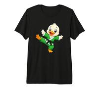 Mignon Canard karaté Combattant Arts Martiaux T-Shirt Haut de Gamme