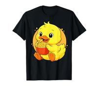Mignon Canard Mangeant des Frites drôle Kawaii Animal Food Lover T-Shirt