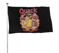 Mignon Canard, Tu Me Fais Rire ! Garden Flag Décoratif Drapeaux Couleurs Vives Drapeau Pour Bar Cour Pelouse 90X150Cm