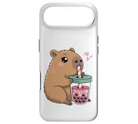 Mignon Capybara Kawaii Anime Capybara Boire Bubble Tea Love Coque pour iPhone Air