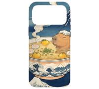 Mignon Capybara Ramen MT Fuji Ukiyo-e Grande Vague Art Japonais Coque pour iPhone 17 Pro Max