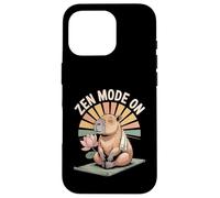 Mignon Capybara Yoga Méditation Coque pour iPhone 16 Pro