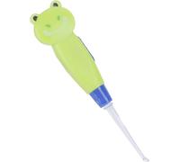 Mignon Cartoon LED lampe de poche Earpick oreille scrub avec Scoop -pincettes outil plus propre (grenouille verte)