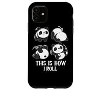 Mignon C'est comme ça Que Je Roule Panda Yoga Somersault Coque pour iPhone 11