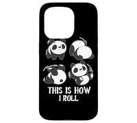 Mignon C'est comme ça Que Je Roule Panda Yoga Somersault Coque pour iPhone 15 Pro