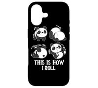 Mignon C'est comme ça Que Je Roule Panda Yoga Somersault Coque pour iPhone 17