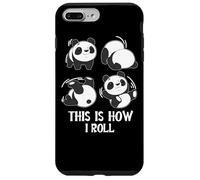 Mignon C'est comme ça Que Je Roule Panda Yoga Somersault Coque pour iPhone 7 Plus/8 Plus