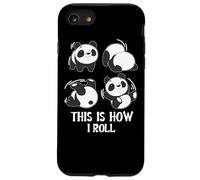 Mignon C'est comme ça Que Je Roule Panda Yoga Somersault Coque pour iPhone SE (2020) / 7/8