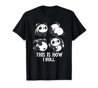 Mignon C'est comme ça Que Je Roule Panda Yoga Somersault T-Shirt