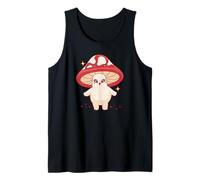 Mignon Champignon Personnage Kawaii fantaisiste Art Débardeur