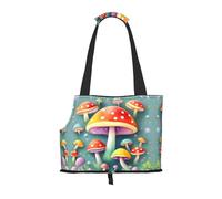 Mignon champignons colorés pour petit animal de compagnie adapté pour les centres commerciaux, les avions, les bus et les métros