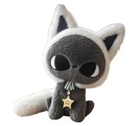 Mignon chat en peluche - Peluche douillette - Jouet animal doux de vingt-cinq centimètres pour la maison, le bureau, les voyages, la chambre d'enfant, la voiture, un anniversaire, une remise de