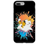 Mignon chat kawaii chaton jouant animal de compagnie maman papa amoureux dame Coque pour iPhone 7 Plus/8 Plus