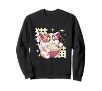 Mignon Chat Kawaii Mangeant des Ramen - Style Mangeant des manges Japonais Sweatshirt