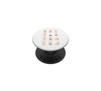 Mignon Chat méditant Kawaii Zen félin Design PopSockets PopGrip Adhésif