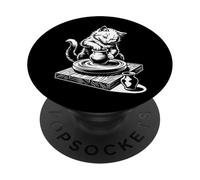 Mignon Chat poterie Roue Lancer céramique Artiste rétro PopSockets PopGrip Adhésif
