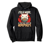 Mignon Chat Ramen J'En AI Marre Cuisine Asiatique Sweat à Capuche
