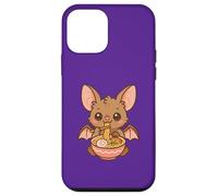 Mignon Chauve-Souris Mangeant Ramen Kawaii Animal Foodie Coque pour iPhone 12 Mini