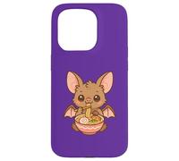 Mignon Chauve-Souris Mangeant Ramen Kawaii Animal Foodie Coque pour iPhone 15 Pro