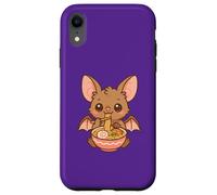 Mignon Chauve-Souris Mangeant Ramen Kawaii Animal Foodie Coque pour iPhone XR