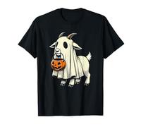 Mignon Chèvre Fantôme Pun Meme Trick or Treat Funny Halloween T-Shirt