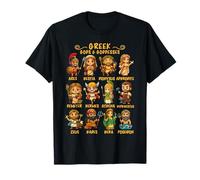 Mignon Chibi Mythologie Grecque Antique Dieux et déesses T-Shirt