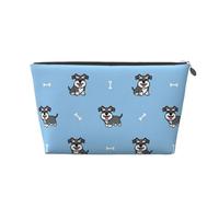 Mignon Chien de Motif Animal Schnauzer, Trousse de Toilette Trousse de Maquillage Sac à cosmétiques Trousse de Toilette de Voyage Portable