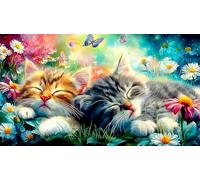 Mignon-Chien Puzzle 1000 pièces Educa Jouet en Bois Jeu D'Intelligence Décoration Intérieure Jeu éducatif Challenge Toy pour Adultes & Enfants des 14 Ans mignon-chien38x26cm/1000pcs