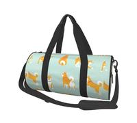 Mignon Chiot Shiba Inu, Sac de Voyage de Grande capacité, Sac à Main Rond, Sac de Voyage de Sport, fourre-Tout, Sac de Fitness