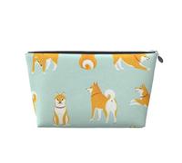 Mignon Chiot Shiba Inu, Trousse de Toilette Trousse de Maquillage Sac à cosmétiques Trousse de Toilette de Voyage Portable