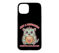 Mignon Chupacabra Coffee Monster Latte Cryptid Coque pour iPhone 15 Plus