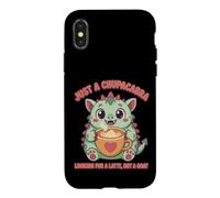 Mignon Chupacabra Coffee Monster Latte Cryptid Coque pour iPhone X/XS