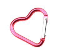 Mignon Coeur | Mignon Clips de Porte-clés en Forme de Coeur 12 Pièces - Crochets de Porte-Clés Petit Multifonction pour Hamac pour Marcher Camping
