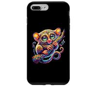 Mignon coloré Tarsier Art Phillippines Bohol Singe Tarsier Coque pour iPhone 7 Plus/8 Plus