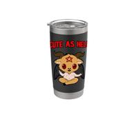 Mignon comme l'Enfer Bébé Satan Chèvre Satanisme Mignon Gobelet isotherme en acier inoxydable double paroi