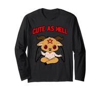 Mignon comme l'enfer Bébé Satan Chèvre Satanisme Mignon Manche Longue