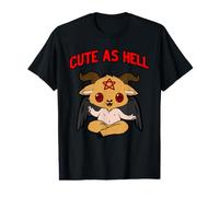 Mignon comme l'enfer Bébé Satan Chèvre Satanisme Mignon T-Shirt Graphique avec Valeur