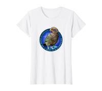 Mignon comme Un kea dans Un Oiseau Kiwi Parking T-Shirt Graphique avec Valeur, Femme, Blanc, S