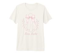 Mignon Coquette Ghost Boo Babe Rose Féminin Bow Ghostcore T-Shirt Haut de Gamme