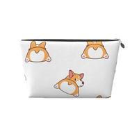 Mignon Corgi Cul, Trousse de Toilette Trousse de Maquillage Sac à cosmétiques Trousse de Toilette de Voyage Portable