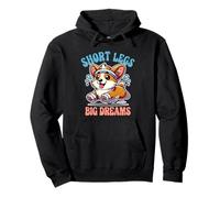 Mignon Corgi jambes courtes Big Dream Motivation Dire Exercice Sweat à Capuche