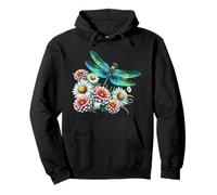 Mignon Daisy Libellule Délice Aquarelle Été Sweat à Capuche