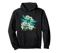 Mignon Daisy Libellule Délice Aquarelle Été Sweat à Capuche