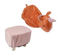 Mignon d'animal Tabouret de Bas de Pied en Bois avec Un Coussin rembourré et des Pieds antidérapants pour Les Enfants Adultes à la Maison pour la Maison de Maternelle (Licorne)