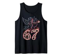 Mignon Dark Gothic Valentine 67 Cupidon Flèche Anti Amour Meme Débardeur