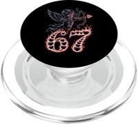 Mignon Dark Gothic Valentine 67 Cupidon Flèche Anti Amour Meme PopSockets PopGrip pour MagSafe