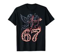 Mignon Dark Gothic Valentine 67 Cupidon Flèche Anti Amour Meme T-Shirt