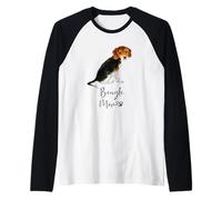 Mignon de Maman Beagle MOM Beagle Chien Manche Raglan